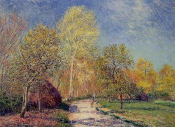 Alfred Sisley : A May Morning in Moret